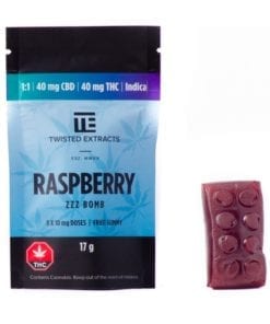 1:1 Indica Raspberry Jelly Bomb - Twisted Extracts