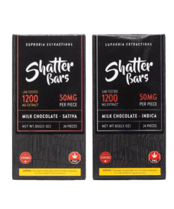 Euphoria Extractions - Shatter Bars (1200mg THC)