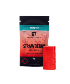 CBD Strawberry Jelly Bomb - Twisted Extracts