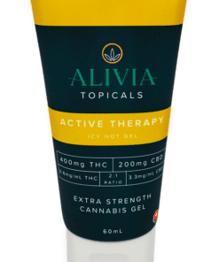 ALIVIA - Active Therapy Icy Hot Gel  (400mg THC + 200 mg CBD, 2oz)