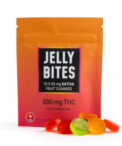 Jelly Bites - Fruit Punch (500mg of THC – Sativa Extra Strength)