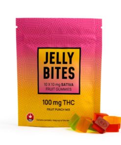 Jelly Bites - Fruit Punch (100mg of THC – Sativa)