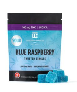 Twisted Extracts - Blue Raspberry Sour Singles (160mg THC3
