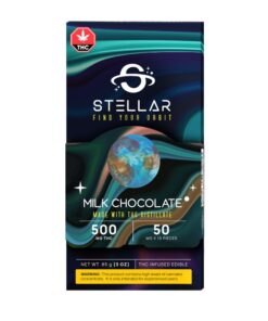 STELLAR: 500MG THC INFUSED CHOCOLATE BAR (assorted flavours)