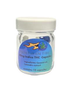 20mg Indica THC Capsules (12 caps) - Northern Fire