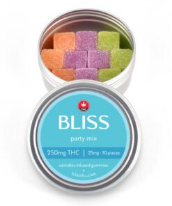 Bliss – Cannabis Infused Gummies (Assorted Flavours - 250mg of THC)