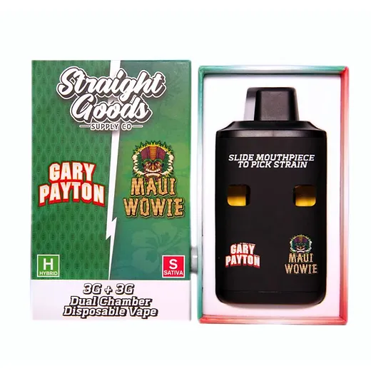 Straight Goods – 6 Gram Dual Chamber Disposable Vape