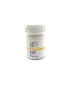 100mg THC Indica Liquid Gold Capsules (10 Pack - 1000mg Total)