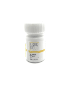 50mg THC Indica Liquid Gold Capsules (10 Pack - 500mg Total)
