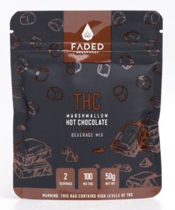 Faded Cannabis Co. – Marshmellow Hot Chocolate Beverage Mix (100mg of THC)